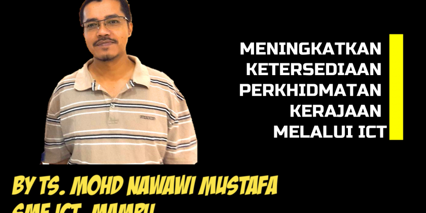 WEBINAR PERJASA #6 : MENINGKATKAN KETERSEDIAAN PERKHIDMATAN KERAJAAN MELALUI ICT